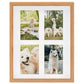 Fotolijsten 3 St Voor 4X(10X15 Cm) Foto 3D 28X35 Cm Eikenkleur