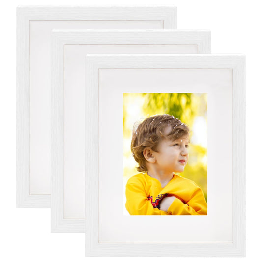 Fotolijsten 3 St Voor 13X18 Cm Foto 3D 20X25 Cm Wit