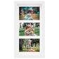 Fotolijsten 5 St Voor 3X(10X15 Cm) Foto 3D 18X35 Cm Wit