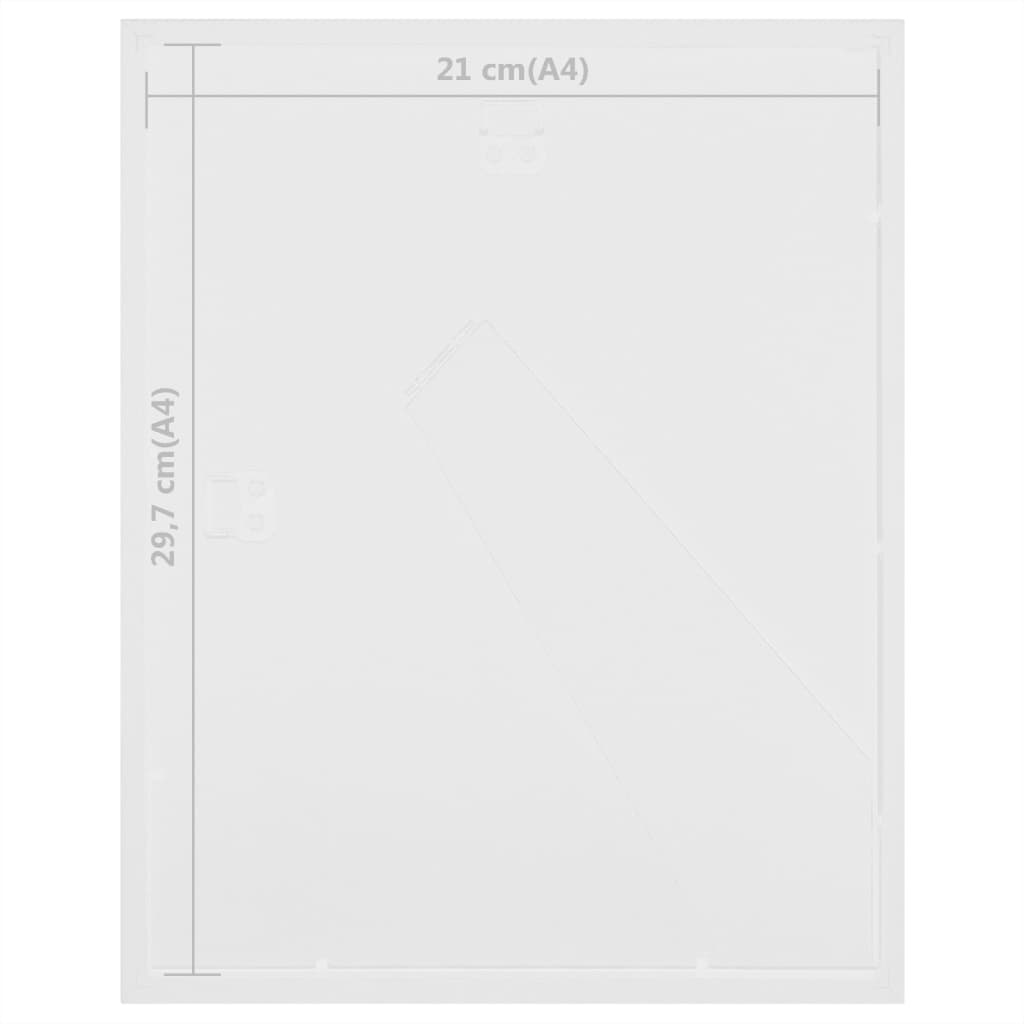 Fotolijsten 5 St Voor 15X20 Cm Foto 3D 21X29,7 Cm Wit
