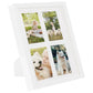 Fotolijsten 5 St Voor 4X(10X15 Cm) Foto 3D 28X35 Cm Wit
