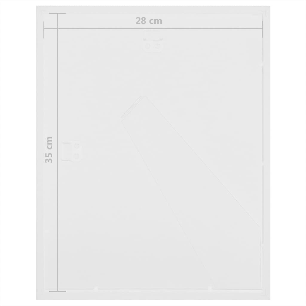 Fotolijsten 5 St Voor 4X(10X15 Cm) Foto 3D 28X35 Cm Wit
