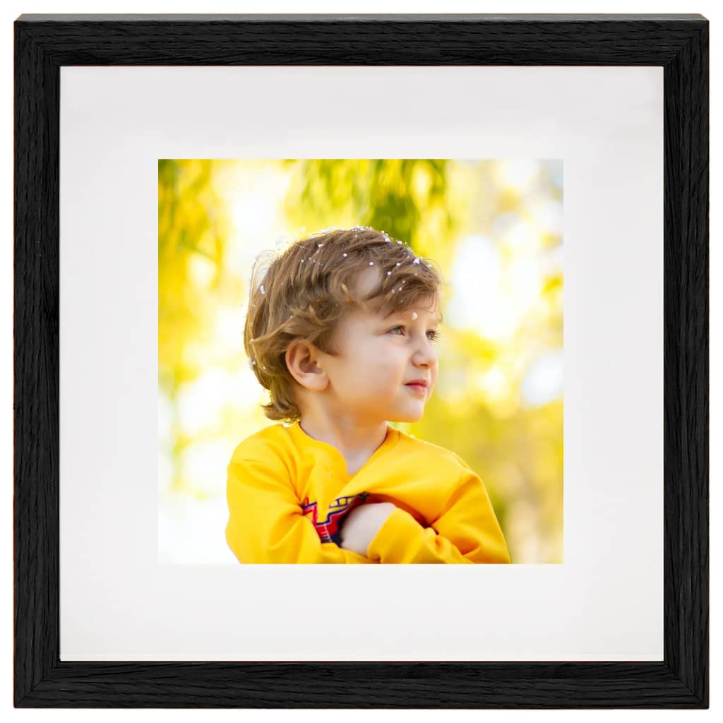 Fotolijsten 5 St Voor 13X13 Cm Foto 3D 23X23 Cm Zwart