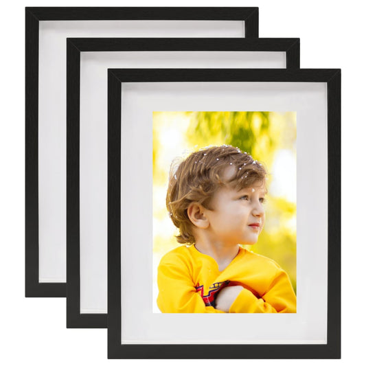 Fotolijsten 3 St Voor 15X20 Cm Foto 3D 21X29,7 Cm Zwart