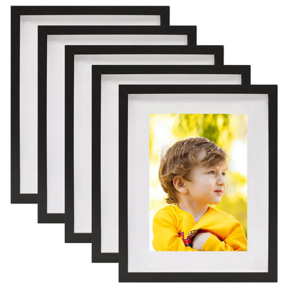 Fotolijsten 5 St Voor 15X20 Cm Foto 3D 21X29,7 Cm Zwart