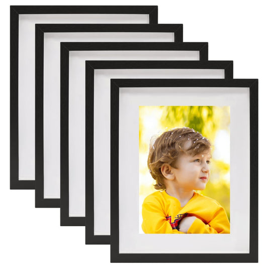 Fotolijsten 5 St Voor 15X20 Cm Foto 3D 21X29,7 Cm Zwart