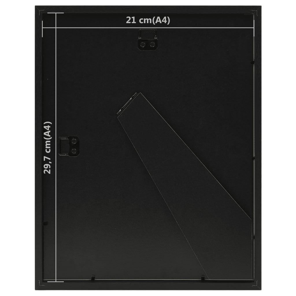 Fotolijsten 5 St Voor 15X20 Cm Foto 3D 21X29,7 Cm Zwart