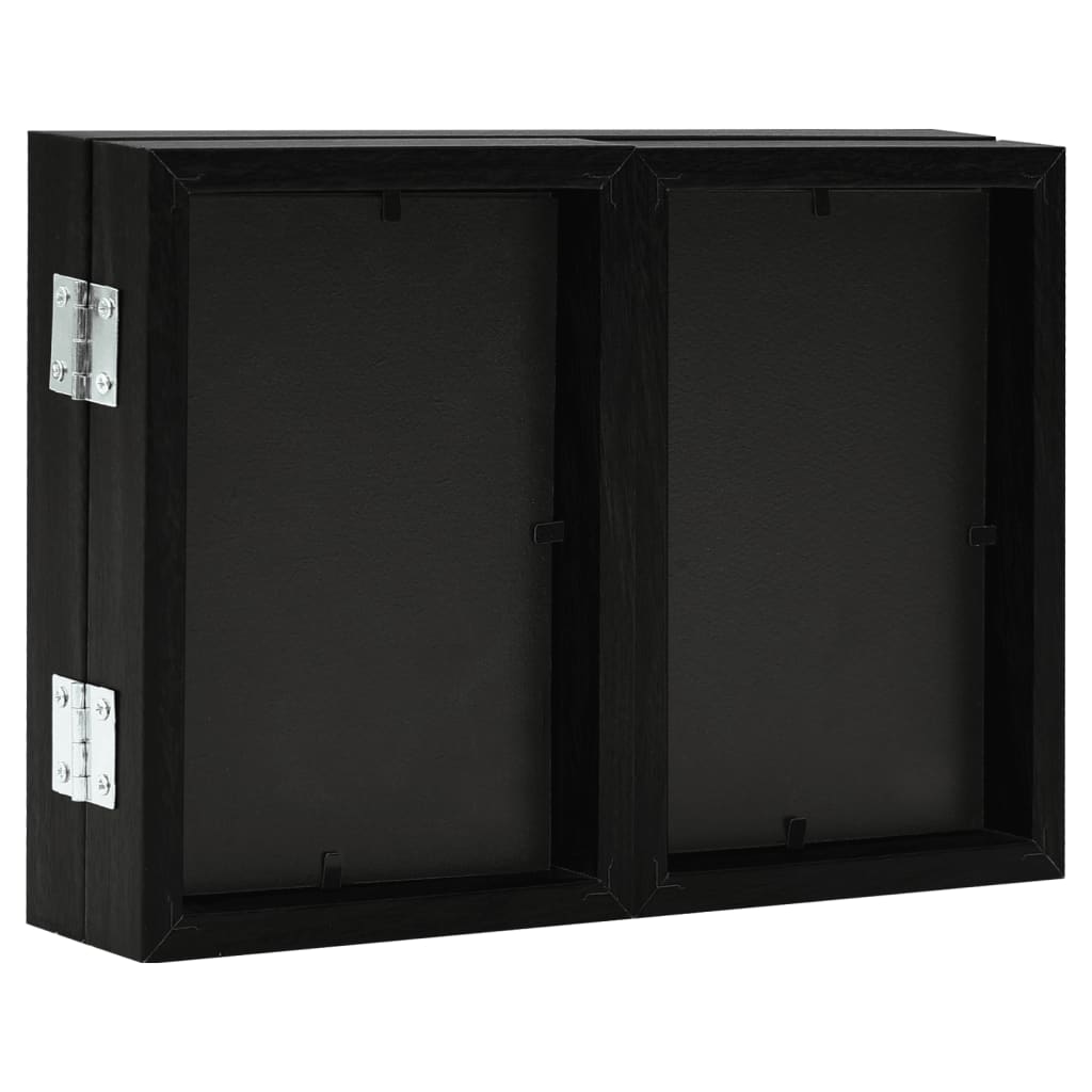 Fotolijst Drieluik 22X15 Cm+2X(10X15 Cm) Zwart