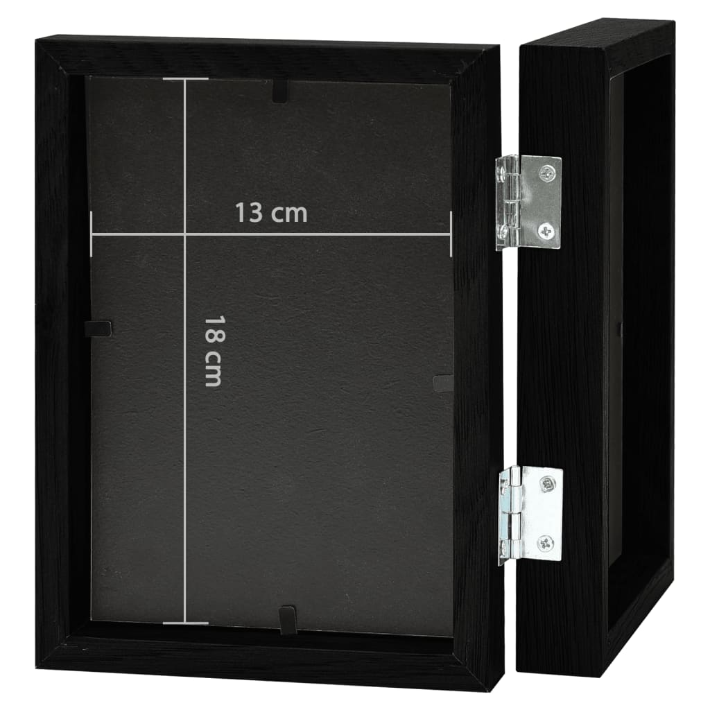 Fotolijst Tweeluik 2X(13X18 Cm) Zwart