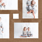 Fotolijst Voor 4X(13X18 Cm) Foto Mdf Lichtbruin