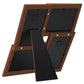 Fotolijst Voor 4X(10X15 Cm) Foto Mdf Donkerbruin