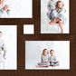 Fotolijst Voor 4X(13X18 Cm) Foto Mdf Donkerbruin