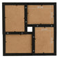 Fotolijst Voor 4X(13X18 Cm) Foto Mdf Zwart