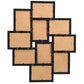 Fotolijst Voor 10X(10X15 Cm) Foto Mdf Zwart