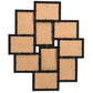 Fotolijst Voor 10X(13X18 Cm) Foto Mdf Zwart