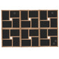 Fotolijst Voor 24X(10X15 Cm) Foto Mdf Lichtbruin