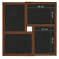 Fotolijst Voor 24X(13X18 Cm) Foto Mdf Donkerbruin