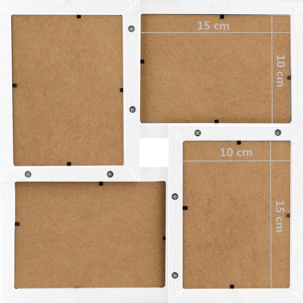 Fotolijst Voor 24X(10X15 Cm) Foto Mdf Wit