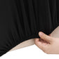 Bankhoes Stretch Polyester Jersey Zwart