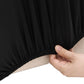 Tweezitsbankhoes Stretch Polyester Jersey Zwart