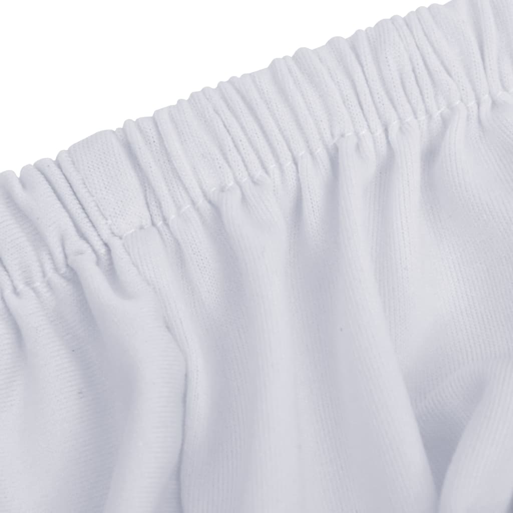 Bankhoes Stretch Polyester Jersey Wit