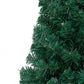 Kunstkerstboom Met Led's En Standaard Half 120 Cm Pvc Groen