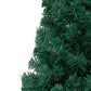 Kunstkerstboom Met Led's En Standaard Half 180 Cm Pvc Groen
