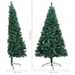 Kunstkerstboom Met Led's En Standaard Half 240 Cm Pvc Groen