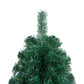 Kunstkerstboom Met Led's En Standaard Half 240 Cm Pvc Groen