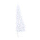 Kunstkerstboom Met Led's En Standaard Half 120 Cm Pvc Wit