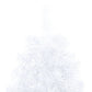 Kunstkerstboom Met Led's En Standaard Half 150 Cm Pvc Wit
