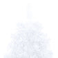 Kunstkerstboom Met Led's En Standaard Half 210 Cm Pvc Wit