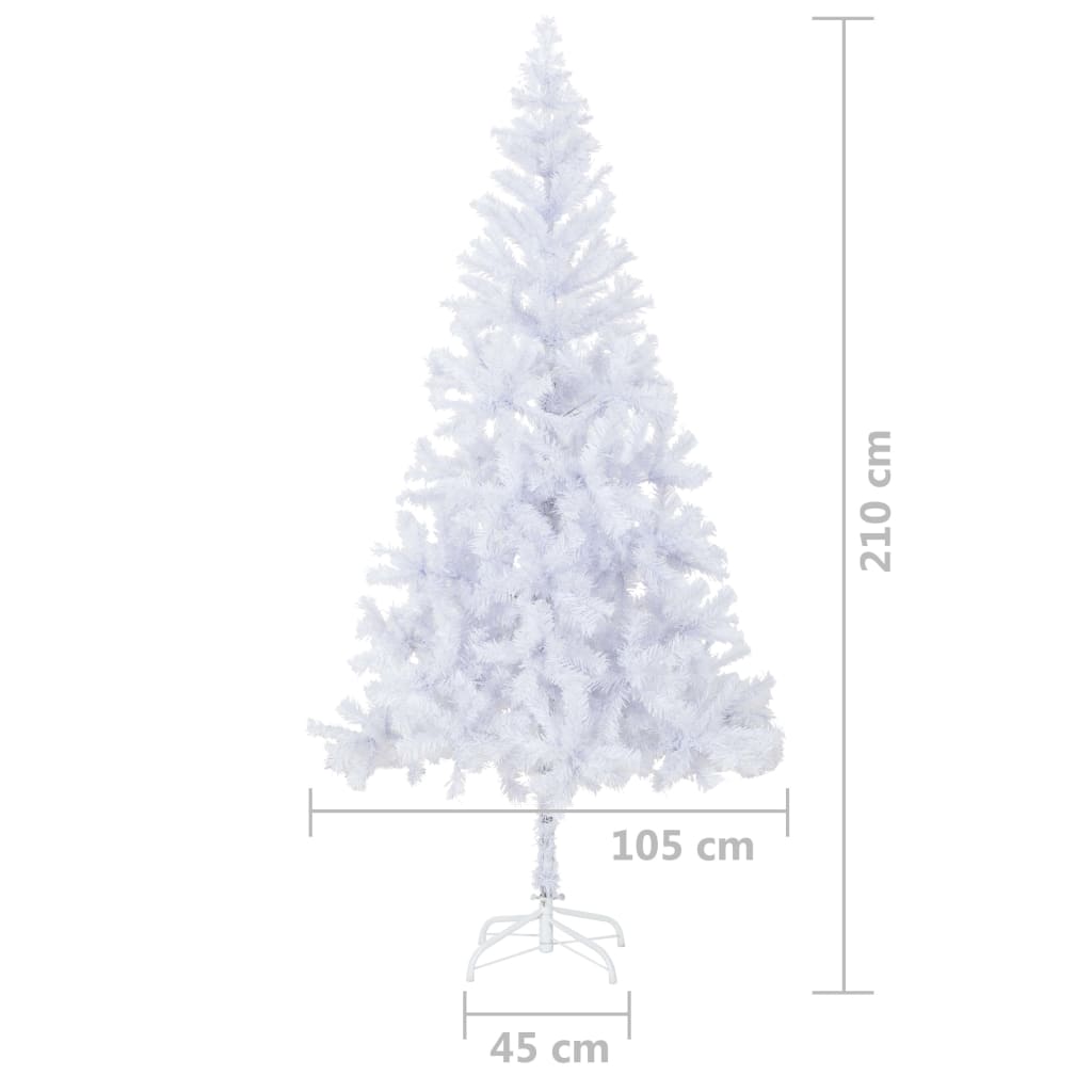 Kunstkerstboom Met Led's En 910 Takken 210 Cm
