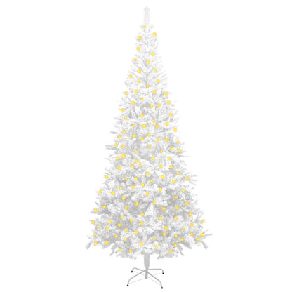 Kunstkerstboom Met Led's L 240 Cm Wit