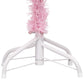 Kunstkerstboom Met Led's En Standaard 120 Cm Pvc Roze