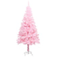 Kunstkerstboom Met Led's En Standaard 150 Cm Pvc Roze