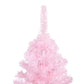 Kunstkerstboom Met Led's En Standaard 150 Cm Pvc Roze
