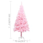 Kunstkerstboom Met Led's En Standaard 150 Cm Pvc Roze