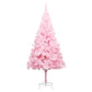 Kunstkerstboom Met Led's En Standaard 180 Cm Pvc Roze