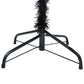 Kunstkerstboom Met Led's En Standaard 120 Cm Pvc Zwart