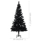 Kunstkerstboom Met Led's En Standaard 120 Cm Pvc Zwart