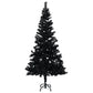 Kunstkerstboom Met Led's En Standaard 150 Cm Pvc Zwart