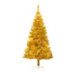 Kunstkerstboom Met Led's En Standaard 150 Cm Pet Goudkleurig