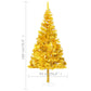 Kunstkerstboom Met Led's En Standaard 180 Cm Pet Goudkleurig