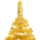 Kunstkerstboom Met Led's En Standaard 240 Cm Pet Goudkleurig