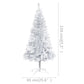 Kunstkerstboom Met Led's En Standaard 120 Cm Pet Zilverkleurig