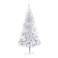 Kunstkerstboom Met Led's En Standaard 150 Cm Pet Zilverkleurig