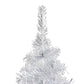 Kunstkerstboom Met Led's En Standaard 150 Cm Pet Zilverkleurig