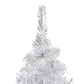 Kunstkerstboom Met Led's En Standaard 180 Cm Pet Zilverkleurig