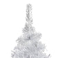 Kunstkerstboom Met Led's En Standaard 210 Cm Pet Zilverkleurig